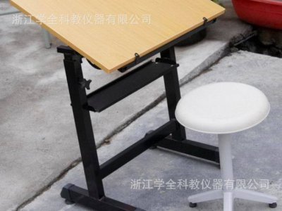 供應學全牌白色學校專用校具-—美術(shù)桌